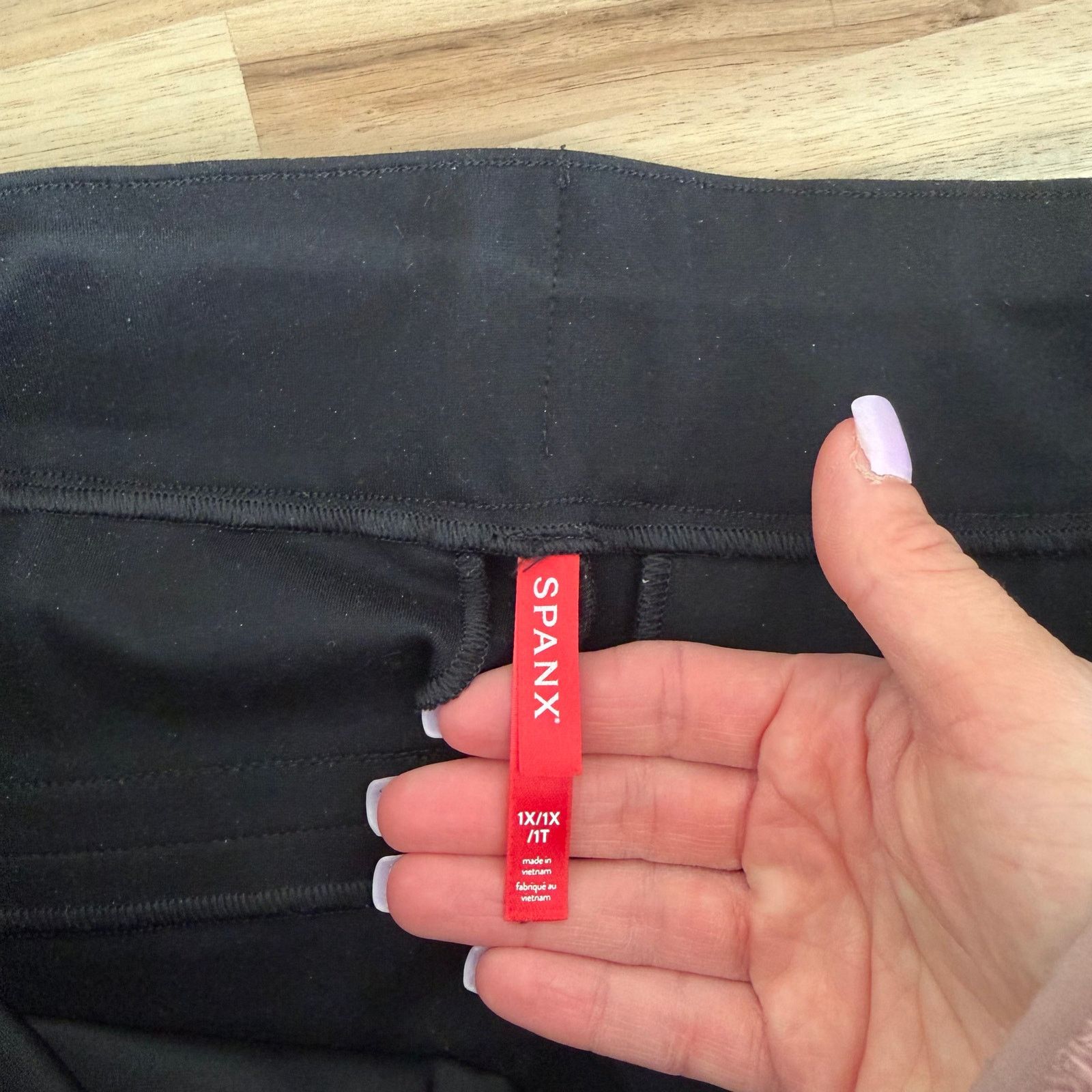 Spanx Spanx Black Pull On Dress Pants Sz 1X Size 42" / US 20 - 2 Thumbnail