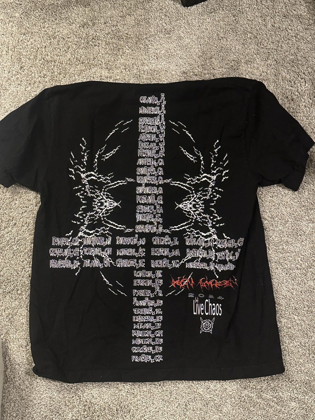 Ken Carson Ken Carson Gore A Great Chaos Tour Merch Size US L / EU 52-54 / 3 - 2 Thumbnail