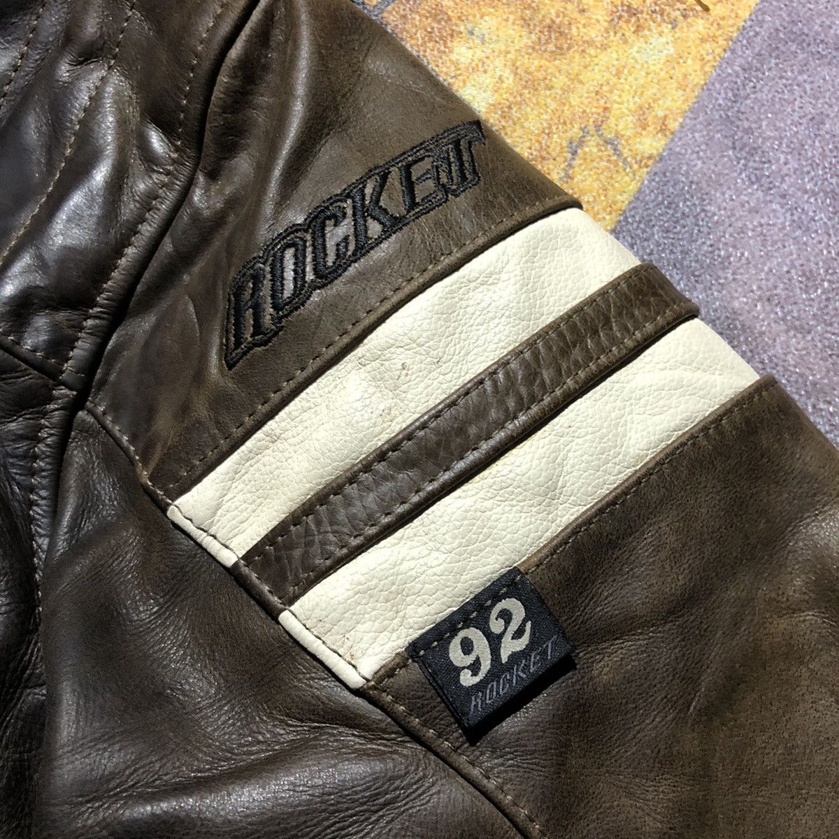 Genuine Leather Rare‼️🔥Joe Rocket Classic 92' Leather Motorcycle Jacket Size US S / EU 44-46 / 1 - 7 Thumbnail