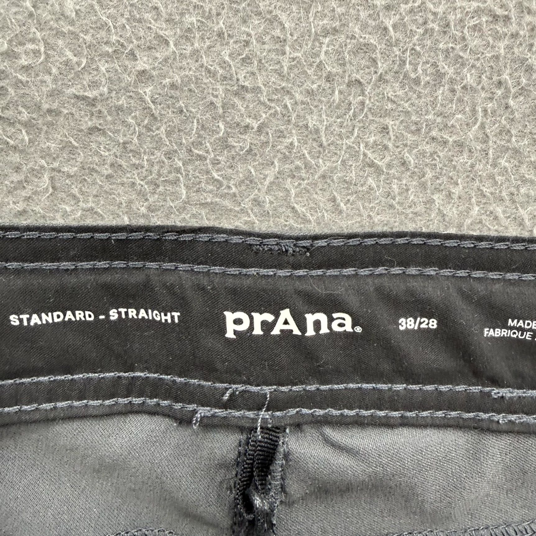 Prana prAna Stretch Zion Standard Pant Mens 38x28 Gray Nylon Hiking Outdoor Pants Size US 38 / EU 54 - 4 Thumbnail