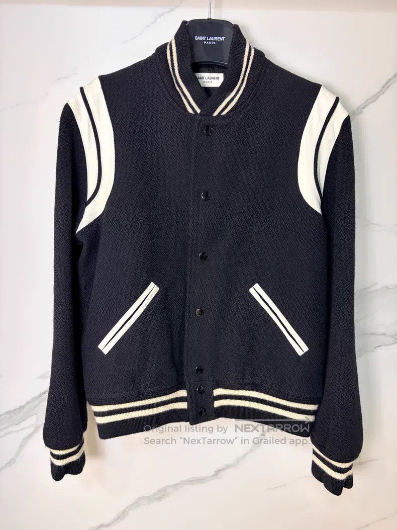 Saint Laurent Paris Saint Laurent Paris Black and White Sheepskin Patchwork Wo Size US M / EU 48-50 / 2 - 1 Thumbnail