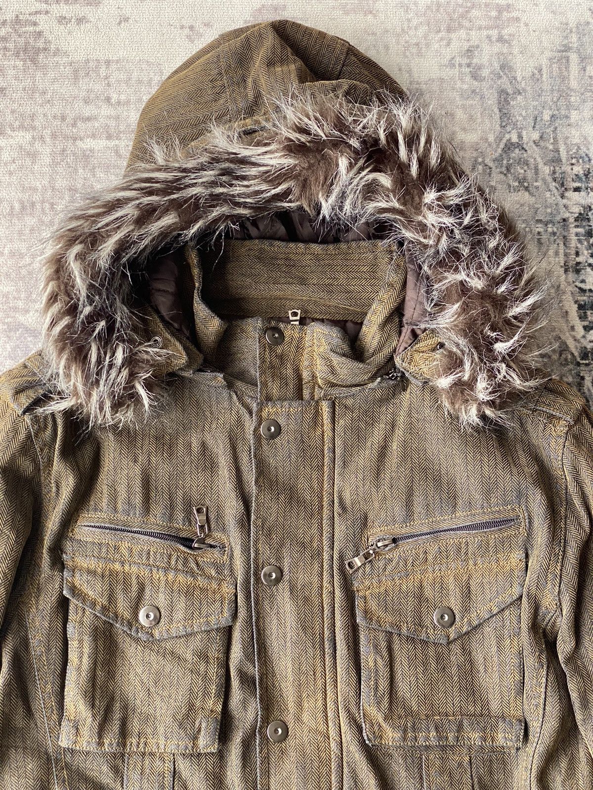 Japanese Brand XX Vintage Create barefoot Fur Raccoon Goa Jacket Hoodies Size US M / EU 48-50 / 2 - 2 Thumbnail