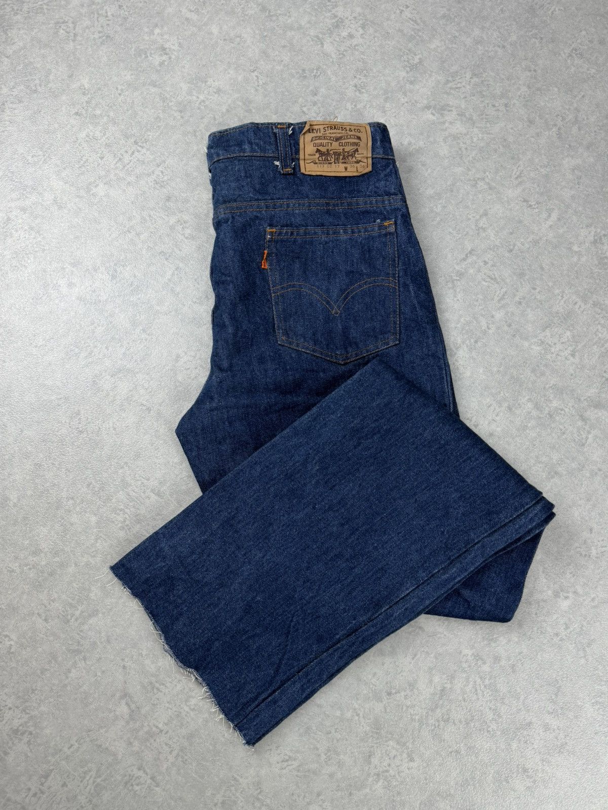 Levi's Vintage Clothing Vintage Levis 617 Bootcut Jeans W36 L36 Made In France Size US 36 / EU 52 - 1 Thumbnail