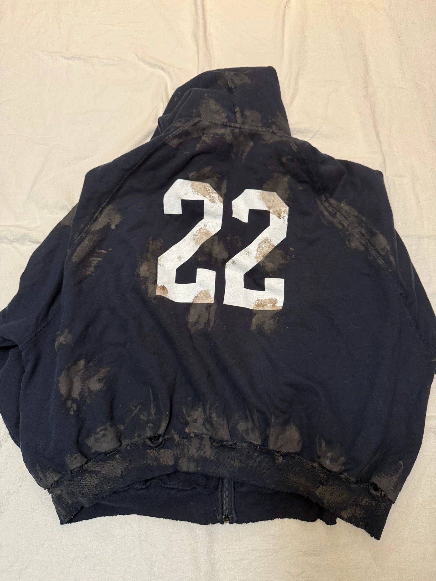 Balenciaga Balenciaga 2022FW Polo Set Runway Mud-Dyed Horse Hoodie Size US M / EU 48-50 / 2 - 3 Thumbnail