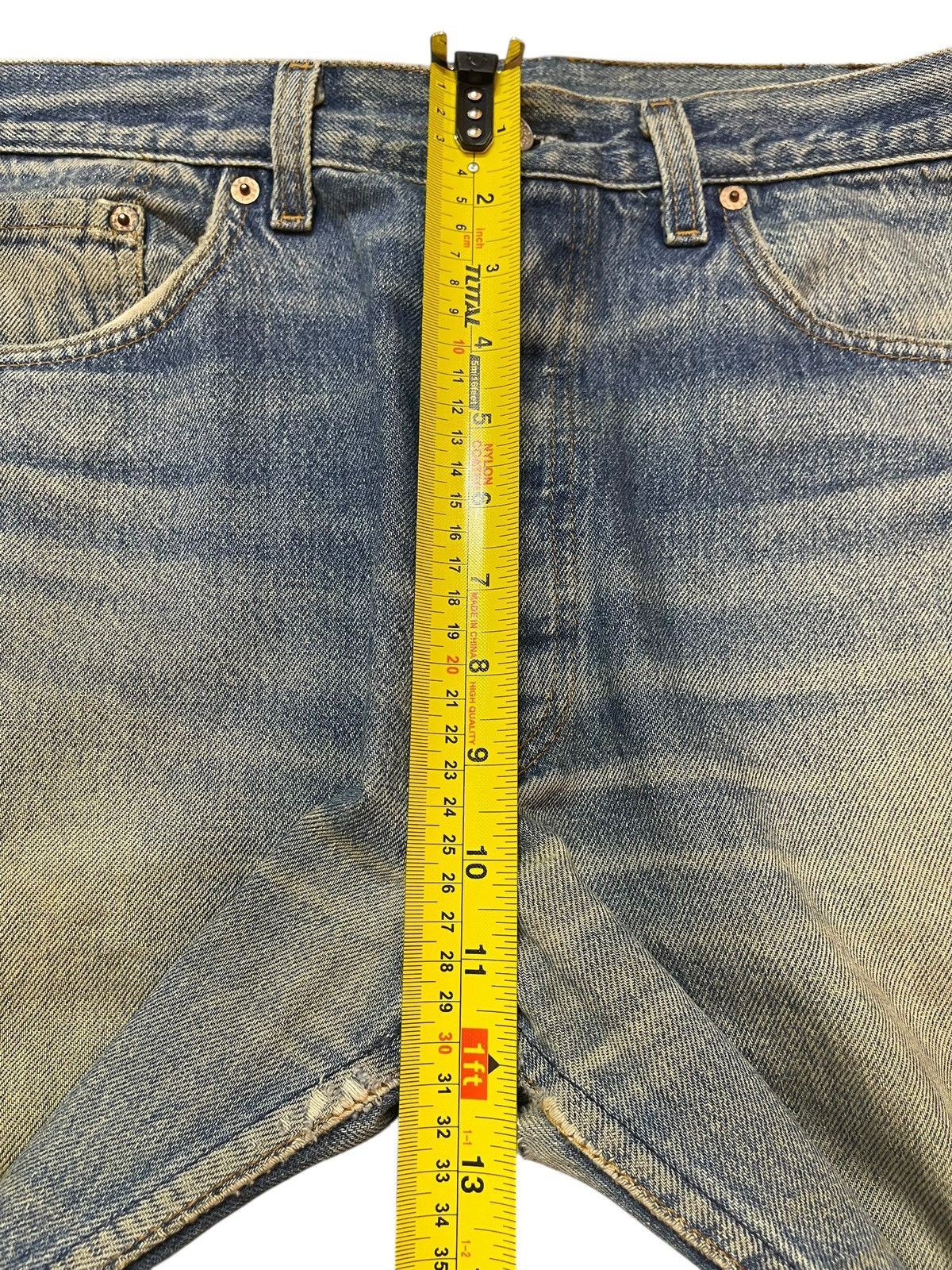 Levi's Vintage 80s Levis 501 Mud Wash Classic Style Loose Jeans Size US 34 / EU 50 - 16 Thumbnail