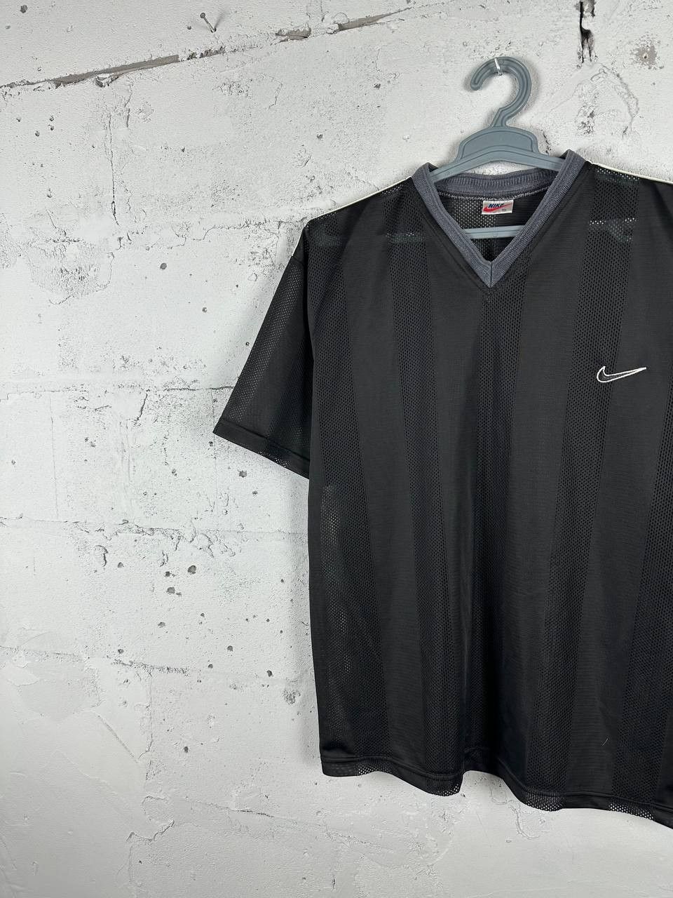Nike × Vintage Vintage 90s NIKE Swoosh Mesh Tshirt Streetwear Bootleg Style Size US XL / EU 56 / 4 - 3 Thumbnail