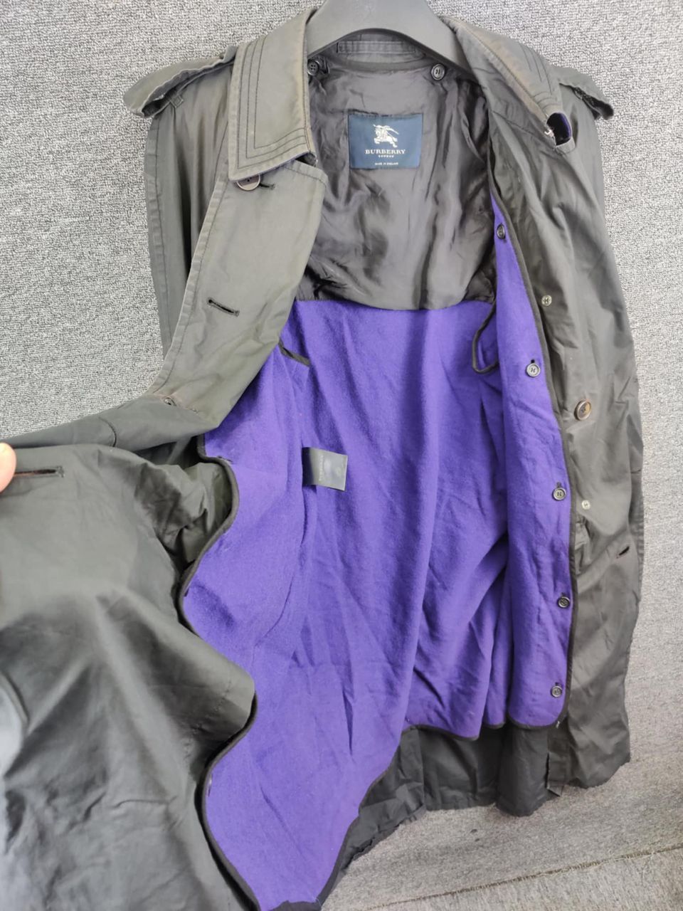 Burberry Vintage Burberry Double Breasted Trench Coat With Belted Size US L / EU 52-54 / 3 - 8 Thumbnail