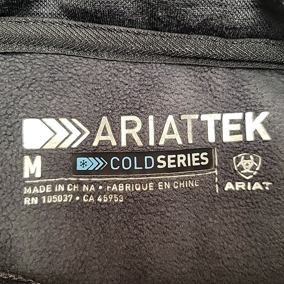 Ariat Ariat Tek Pullover Mens M Gray Cold Series 1/4 Zip Sweatshirt Size US M / EU 48-50 / 2 - 4 Thumbnail