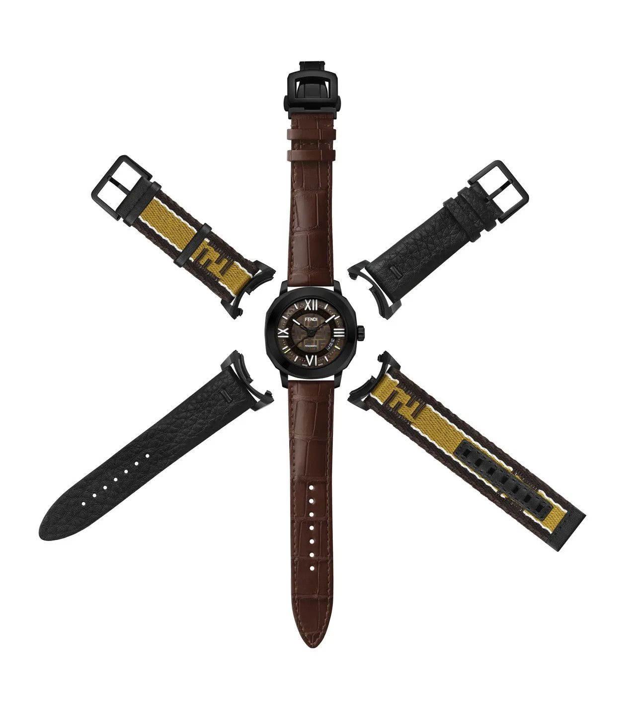 image of Fendi O1Loc1C0124 Watch In Multicolor, Men's