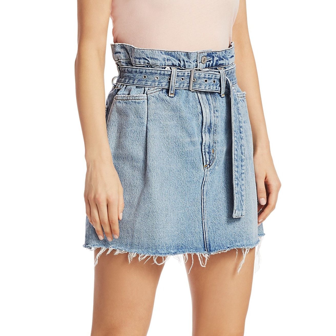 Anthropologie New Anthropologie AGOLDE '90s Slim Denim Mini Skirt $188 Size 25" / US 0 / IT 36 - 7 Thumbnail