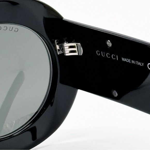 Gucci NEW GG1647S 007 GUCCI BLACK ROUND WOMEN SUNGLASSES GG 1647S Size ONE SIZE - 11 Thumbnail