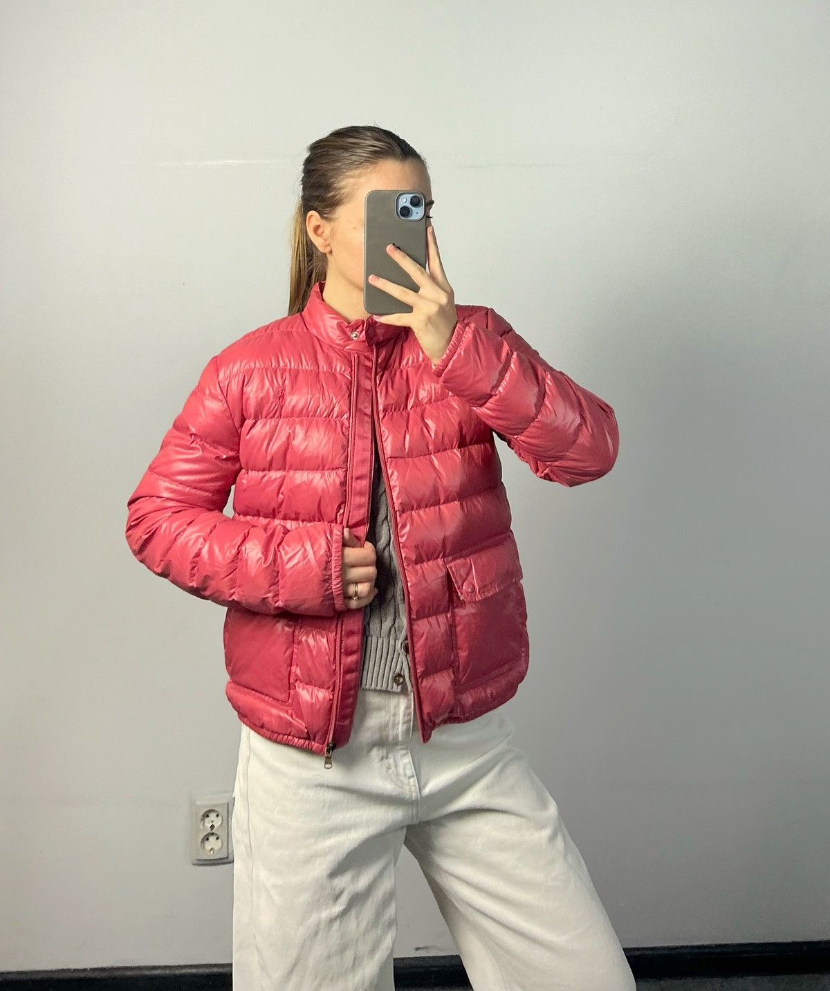 Polo Ralph Lauren Vintage jacket puffer PRL polo ralph lauren pink Size S / US 4 / IT 40 - 3 Thumbnail