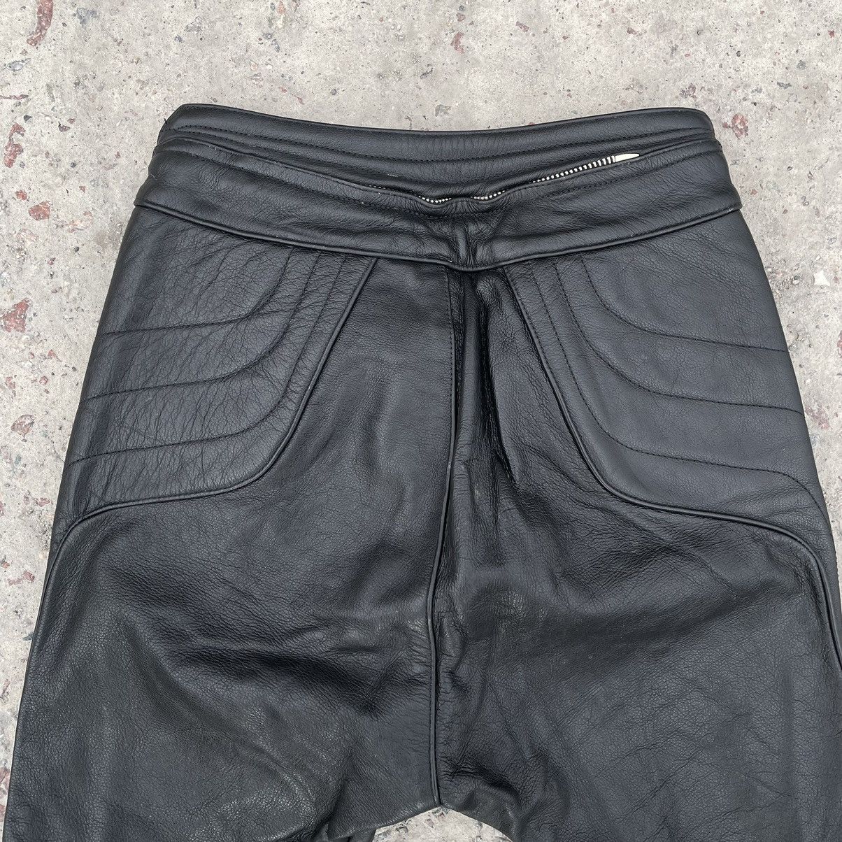 Other Vintage Moto Leather Pants 30 Size 90s USA Japan Hype Size US 30 / EU 46 - 4 Thumbnail