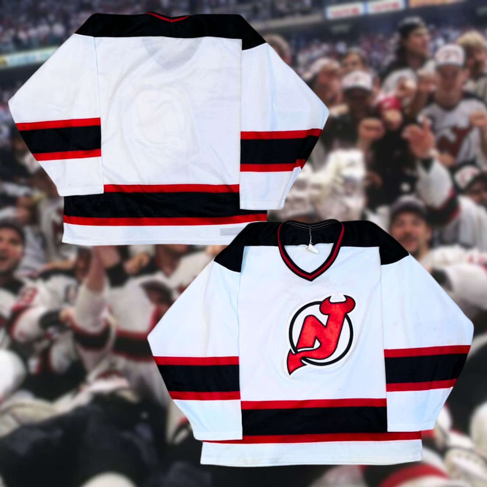 Ccm New Jersey Devils CCM NHL Home Jersey Blank XL Sports Hockey Size US XL / EU 56 / 4 - 1 Thumbnail