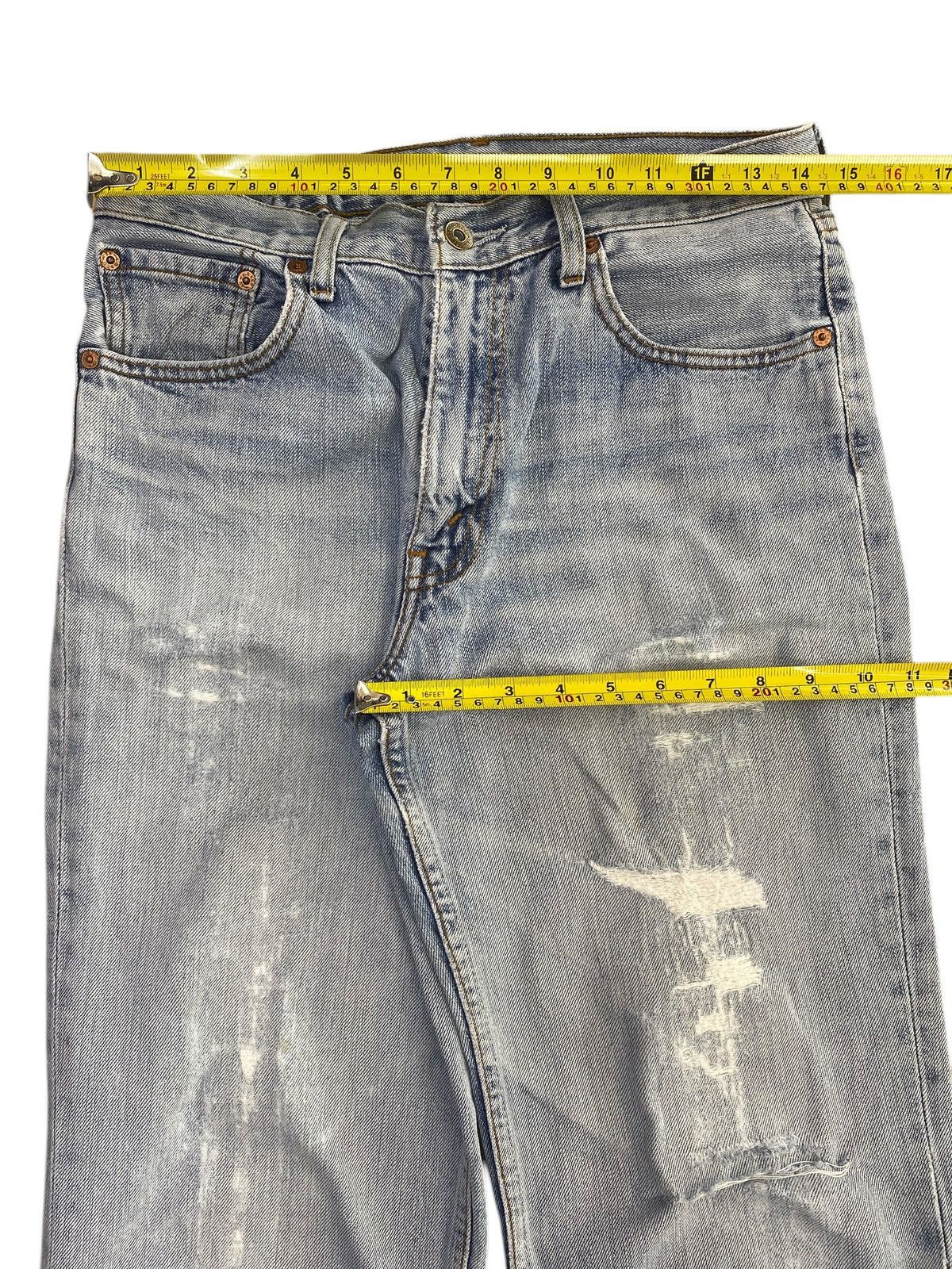 Levi's Levi’s 502 Acid Light Wash Style Ripped Jeans Size US 29 - 5 Thumbnail