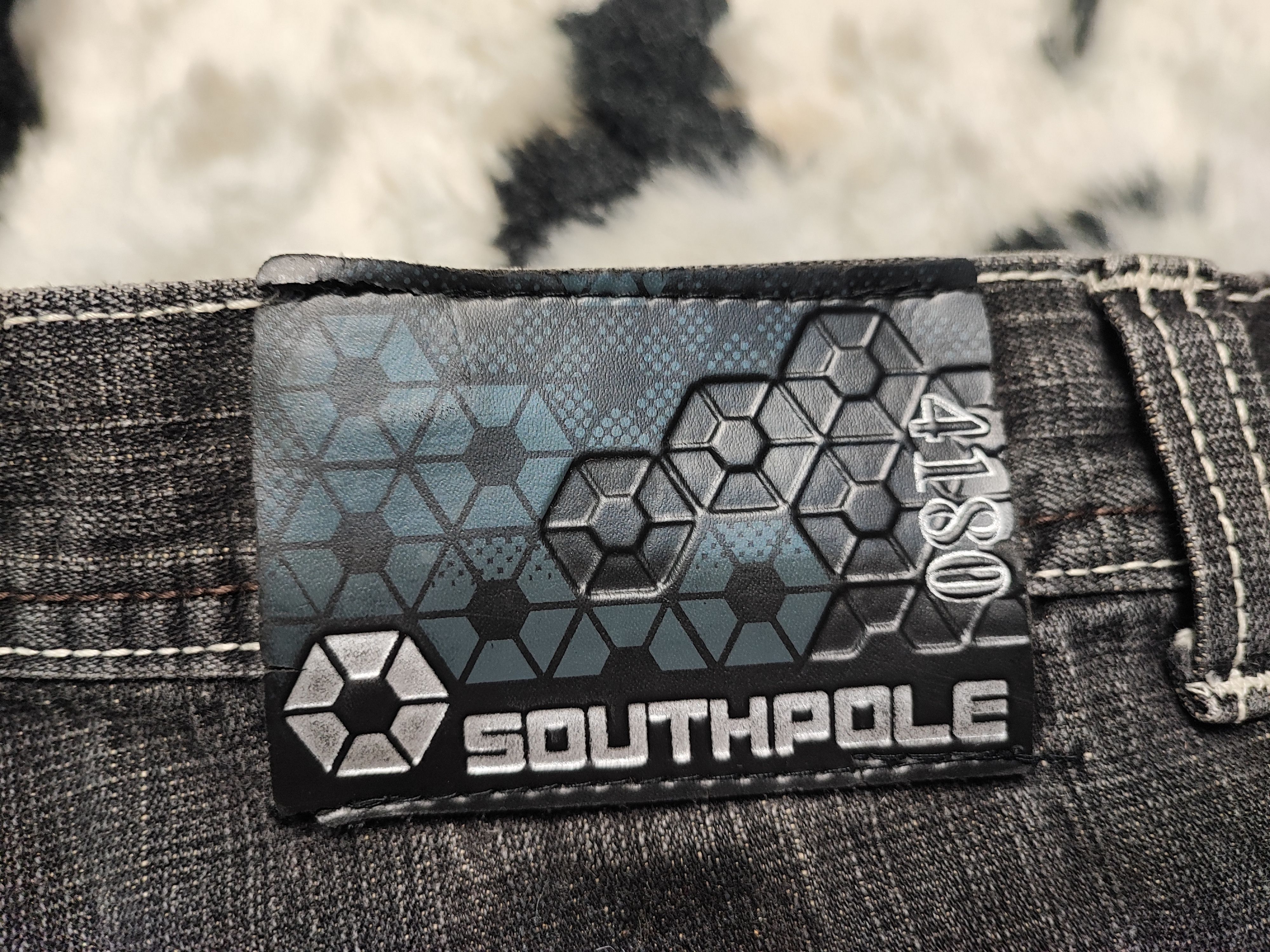 Southpole Crazy Y2K Baggy Southpole Jeans Wide Leg Grunge Skater JNCO Size US 33 - 11 Thumbnail
