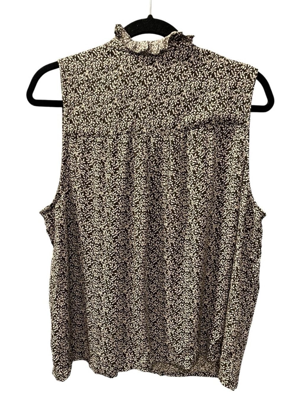 Faherty Faherty Faith Ruffle Leaf Batik Sleeveless Blouse Size Large Size L / US 10 / IT 46 - 8 Thumbnail