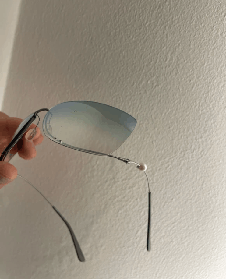 CHANEL Sunglasses 4053-H Rhinestone 4017 CCLogo Vintage