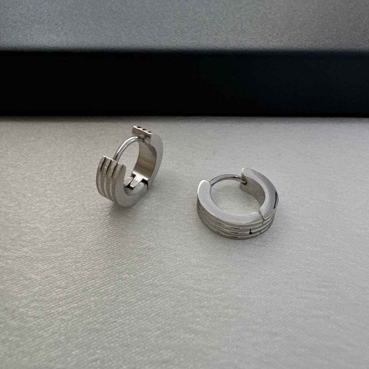Other 13mm Small Silver Hoop Earrings for Men Women Size ONE SIZE - 4 Thumbnail