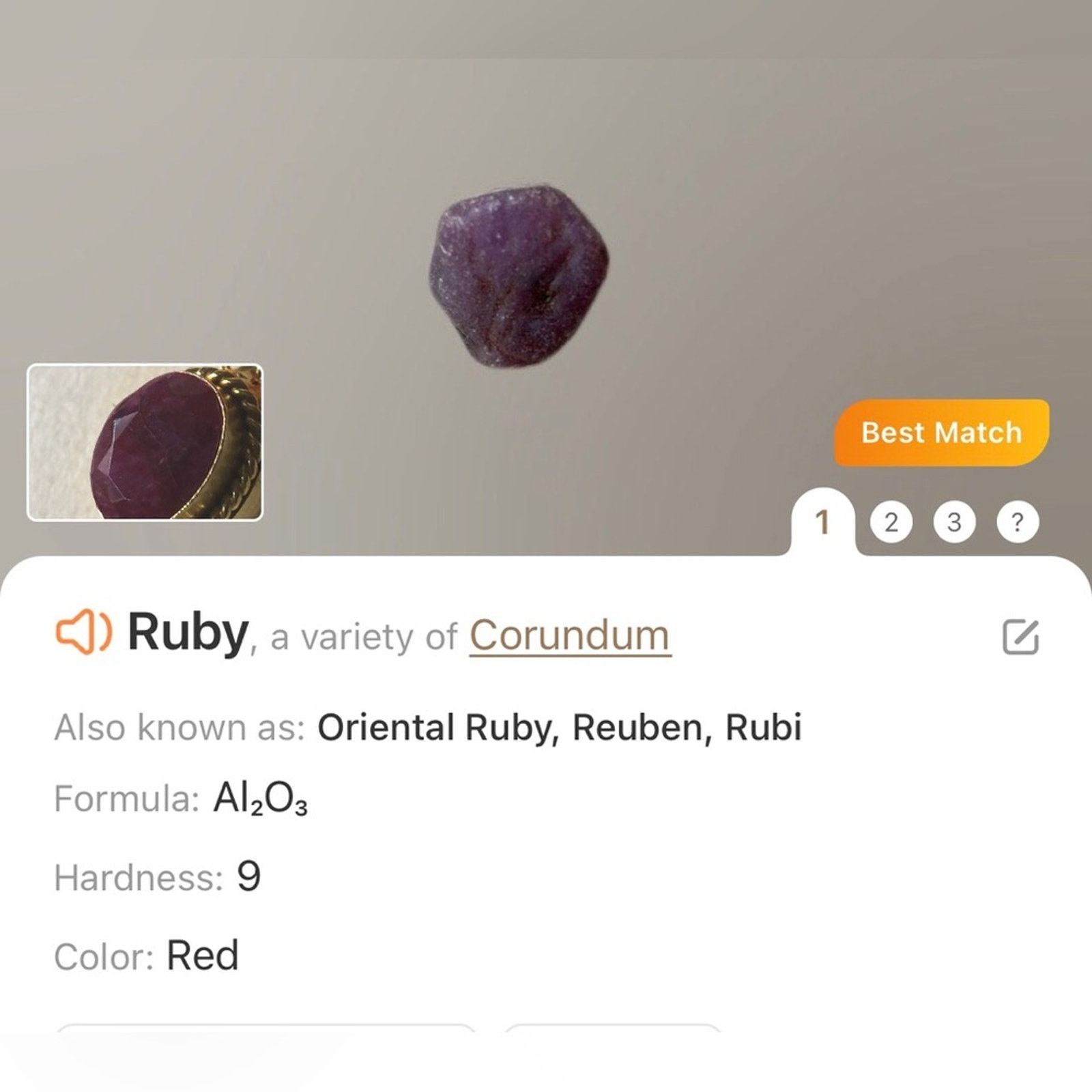 Handmade Handcrafted triple strand rose pearl genuine ruby necklace Size ONE SIZE - 12 Thumbnail