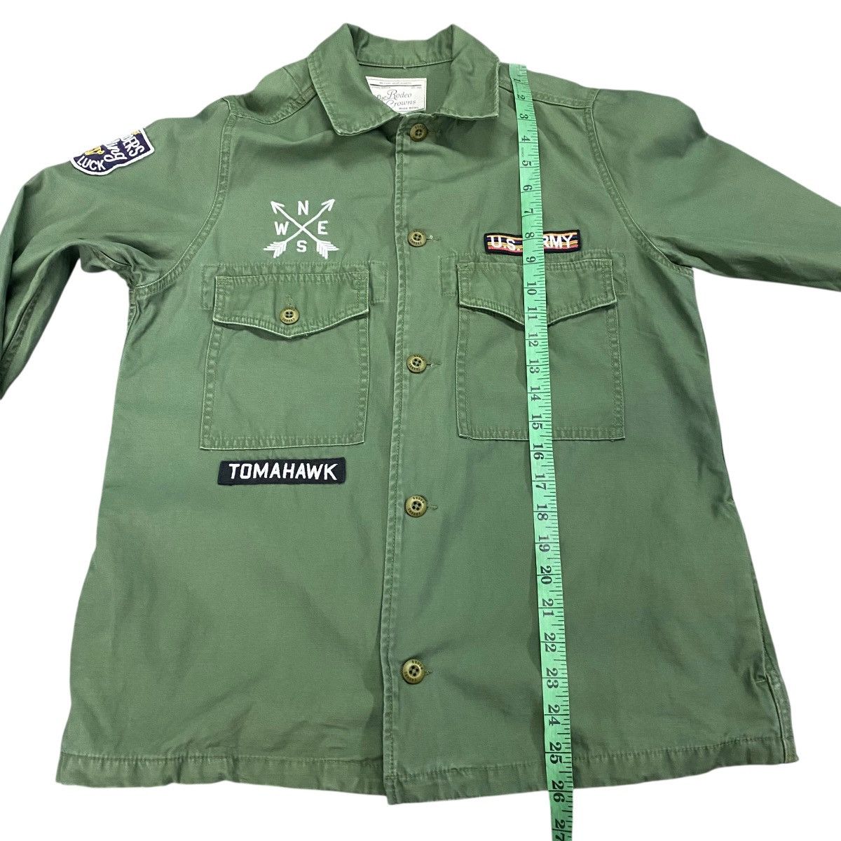 Japanese Brand Rodeo Crown Native Chimayo Button Shirt M Size Green Colour Size US M / EU 48-50 / 2 - 19 Thumbnail