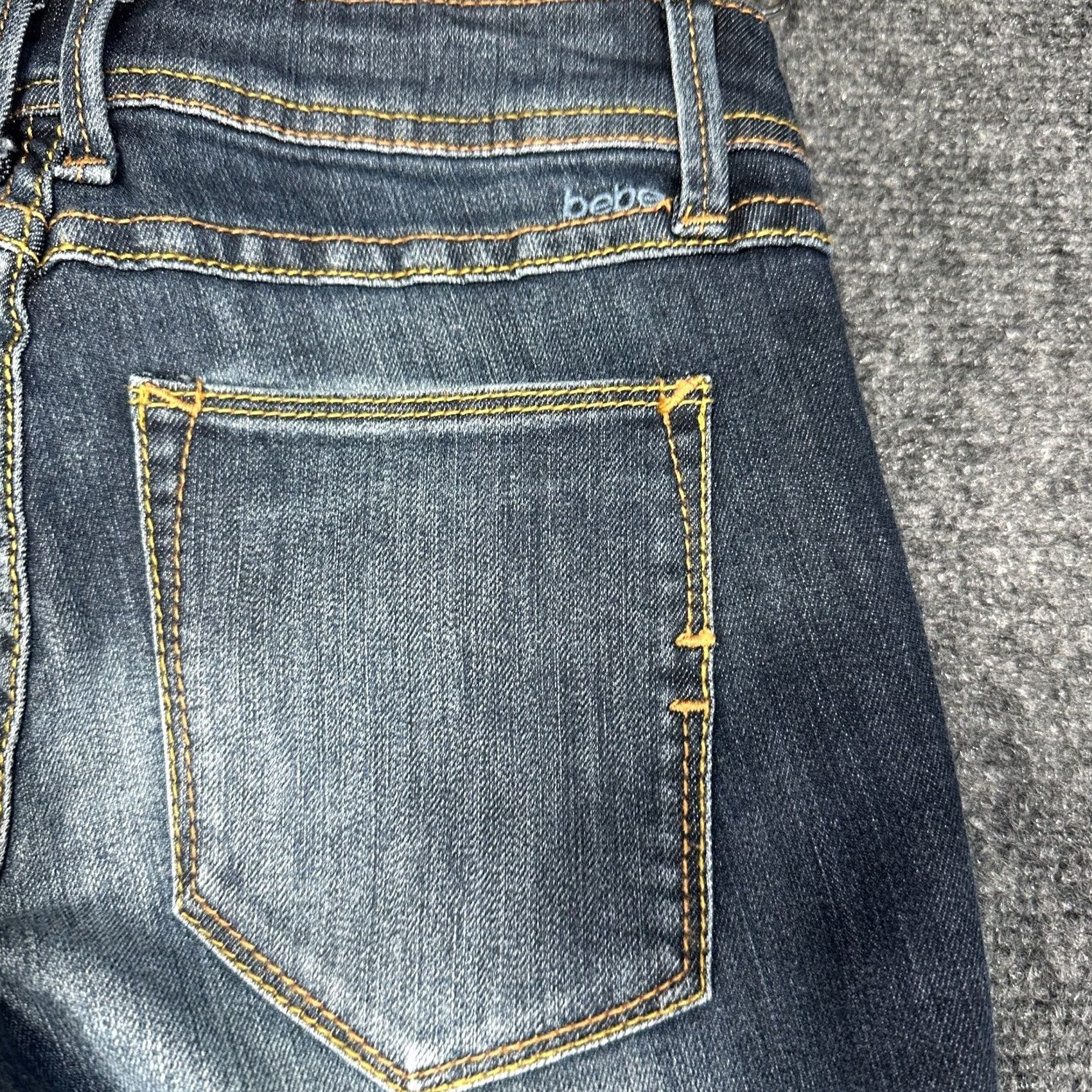 Bebe bebe Jeans Womens 25 Skinny Medium Wash Cotton Blend Pockets Denim 5-Pocket Size 42" / US 20 - 8 Thumbnail