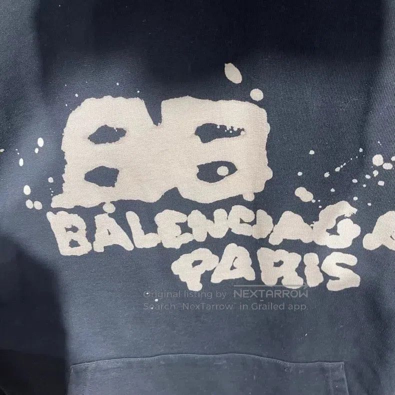 Balenciaga Balenciaga Double B graffiti hoodie Size US XXS / EU 40 - 3 Thumbnail
