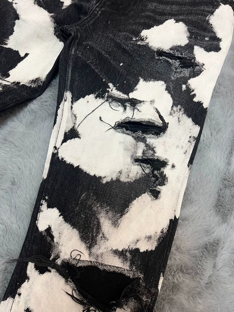 Yves Saint Laurent saint Laurent 16 spring/summer black and white splash ink h Size US 32 / EU 48 - 5 Thumbnail
