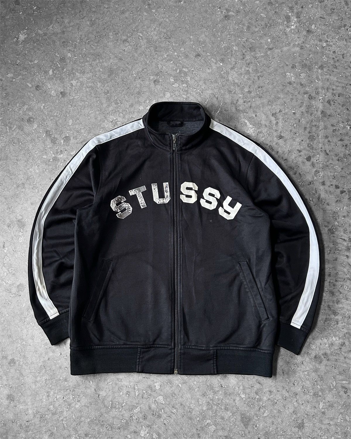 Stussy 1990s Stussy Zip Big Logo Vintage Size US M / EU 48-50 / 2 - 1 Thumbnail