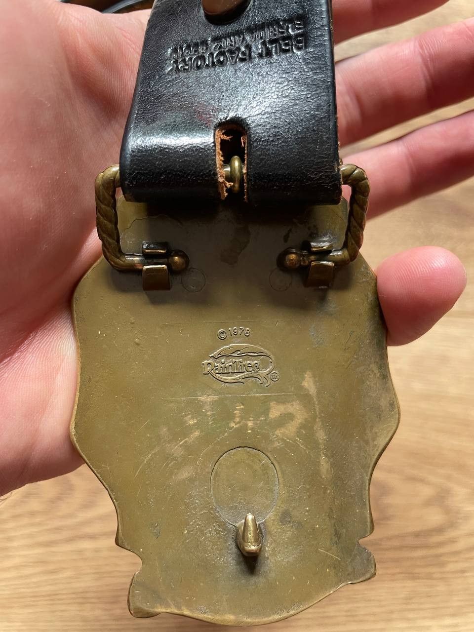 Harley Davidson harley davidson rain tree 1978 leather belt vintage Size ONE SIZE - 3 Thumbnail
