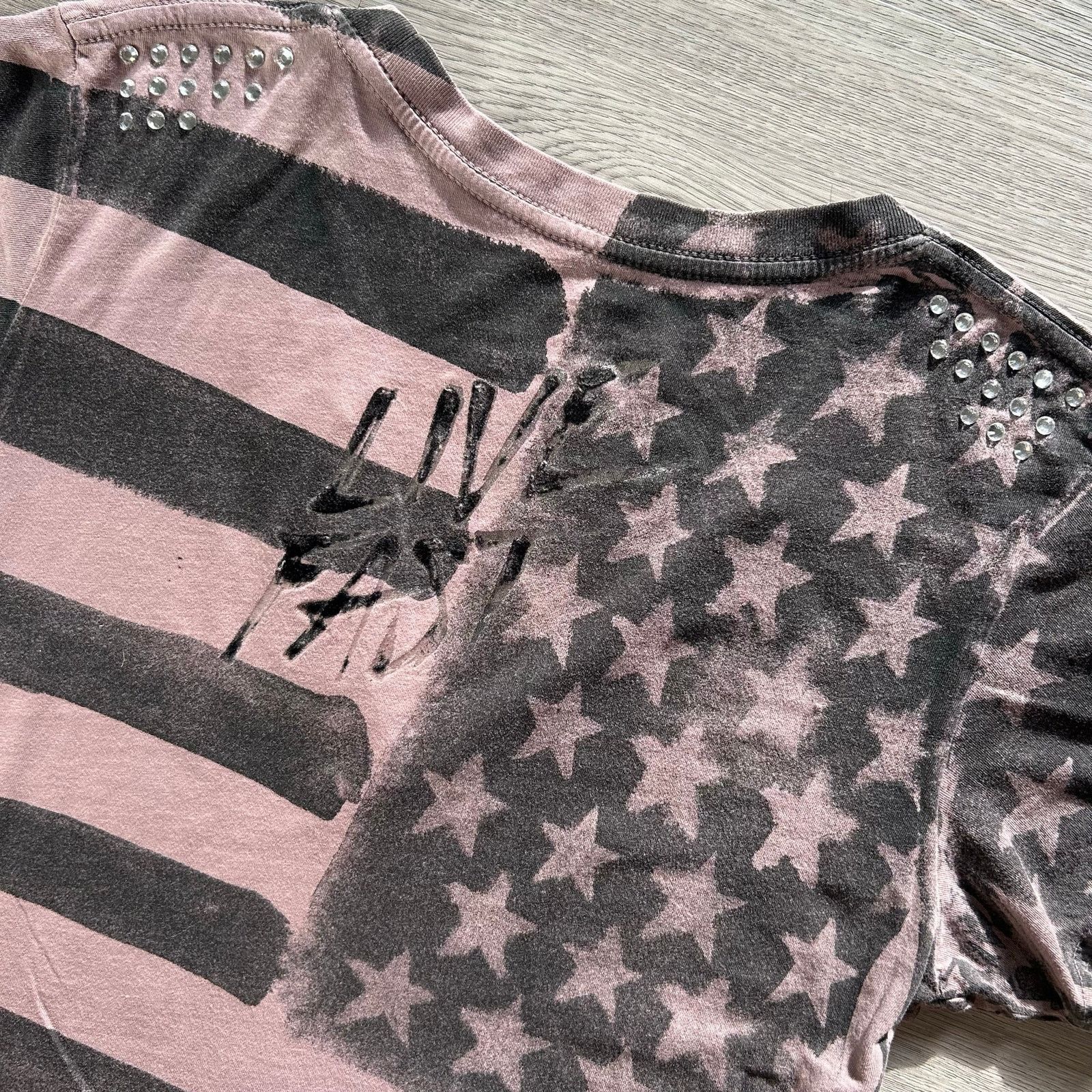 Affliction Vintage y2k Affliction Eagle V-Neck Studded punk style Shirt Size L / US 10 / IT 46 - 4 Thumbnail