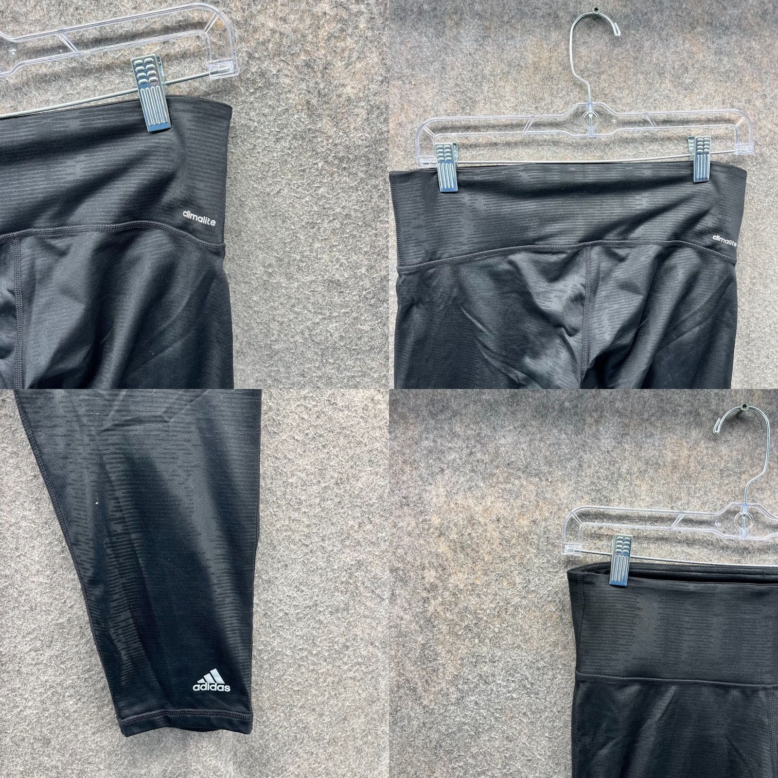 Adidas Adidas Pants Women Medium Black Athletic Legging Climalite Mid Rise Cropped Long? Size 32" / US 10 / IT 46 - 8 Thumbnail