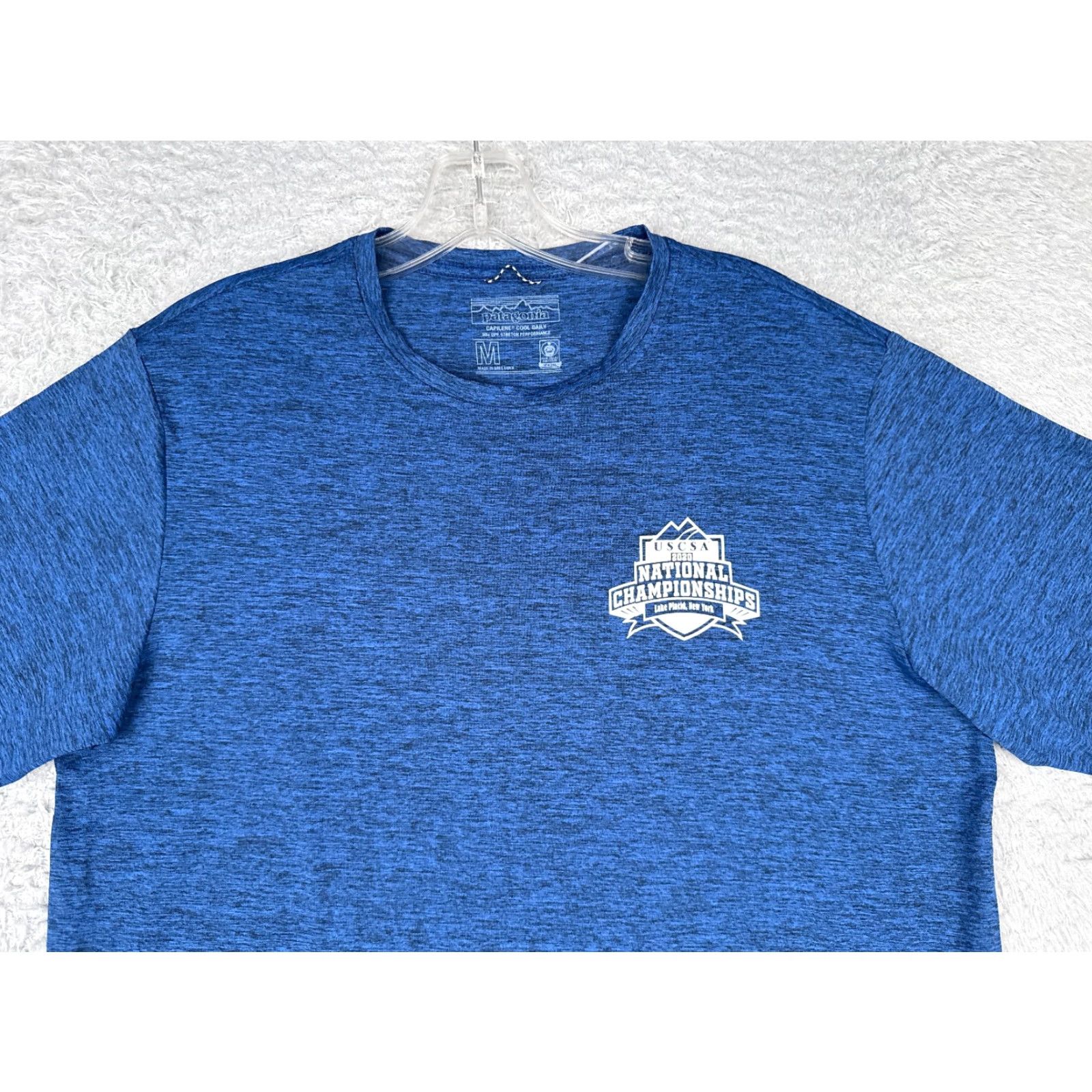 Patagonia Patagonia Shirt Men Medium Blue Crew Neck 100% Polyester USCSA Champions 2020 Size US M / EU 48-50 / 2 - 4 Thumbnail