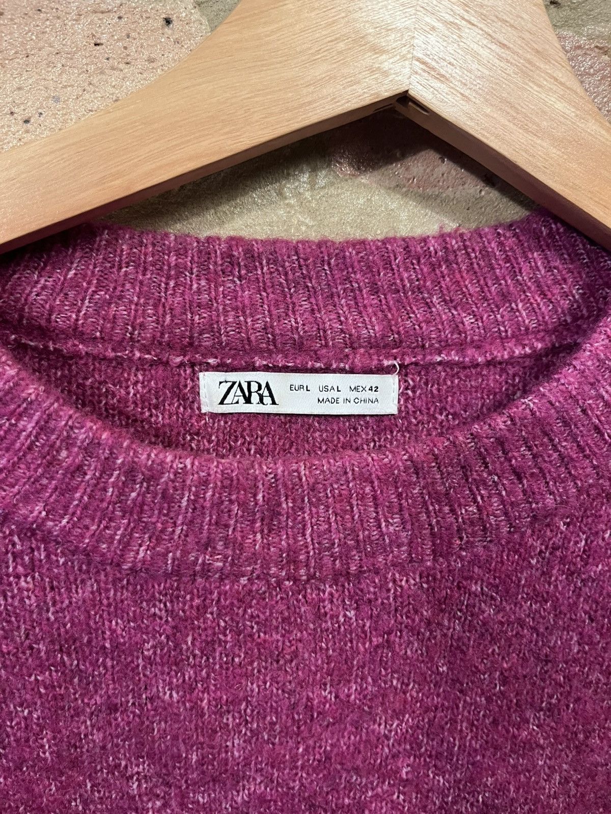 Zara Pink Zara Sweater Size US L / EU 52-54 / 3 - 2 Thumbnail
