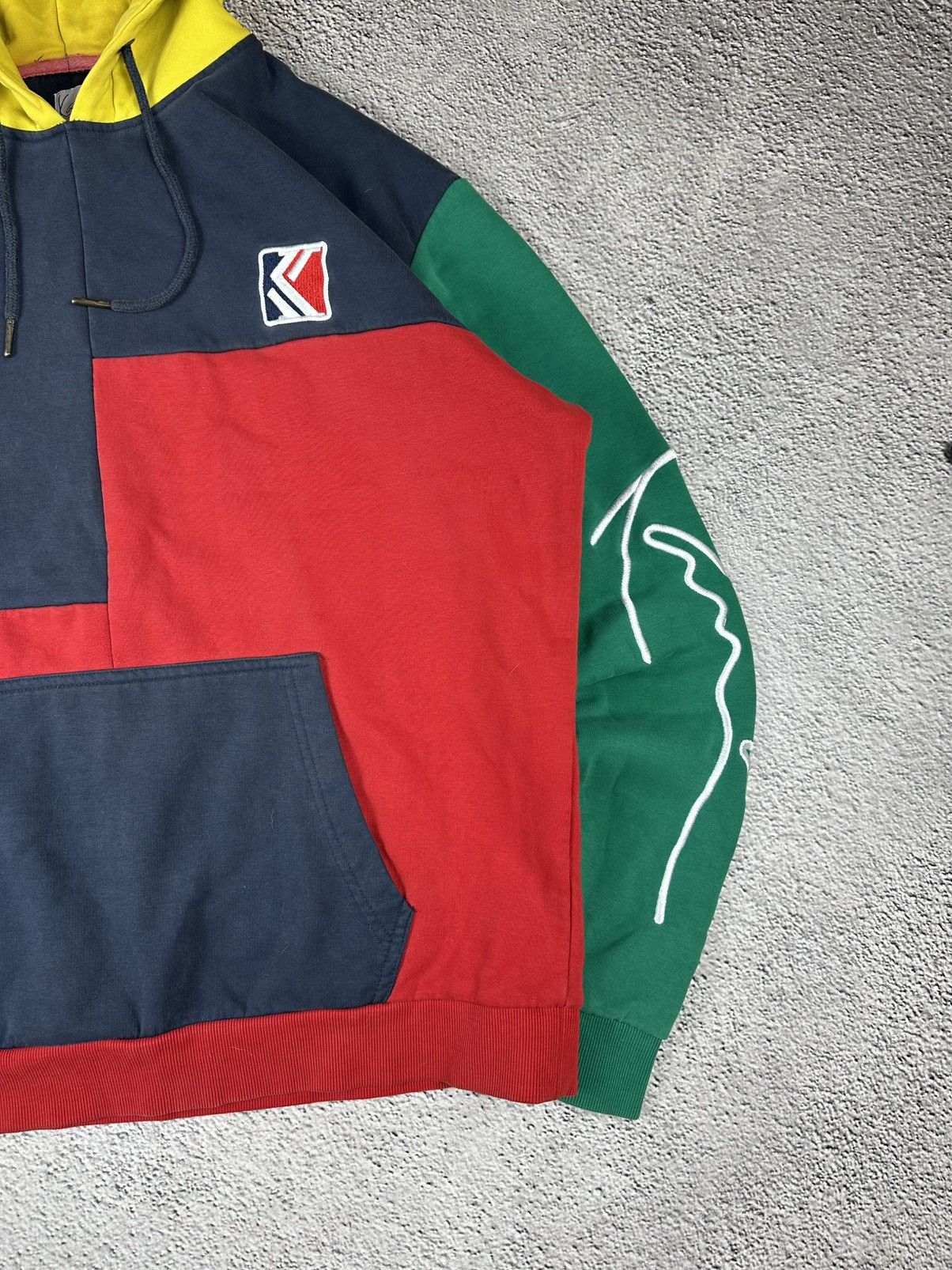 Karl Kani Vintage Karl Kani Hoodie Colourful Y2K Faded Boxed Style SK8 Size US XL / EU 56 / 4 - 4 Thumbnail