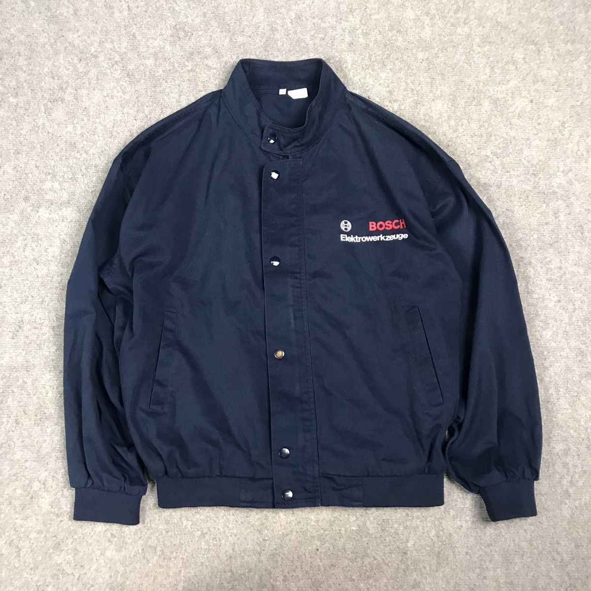 Japanese Brand BOSCH JAPAN DESIGN WORK JACKET COTTON ZIPPER JACKET Size US L / EU 52-54 / 3 - 5 Thumbnail