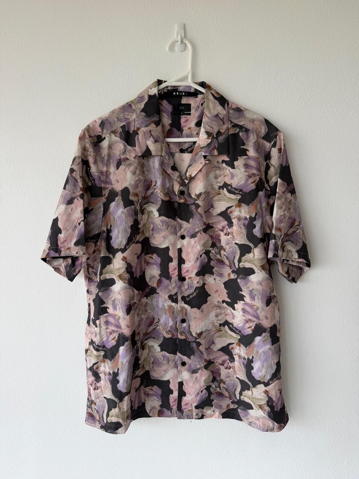 Ksubi new ksubi medium m short sleeve resort shirt painted floral Size US M / EU 48-50 / 2 - 2 Thumbnail