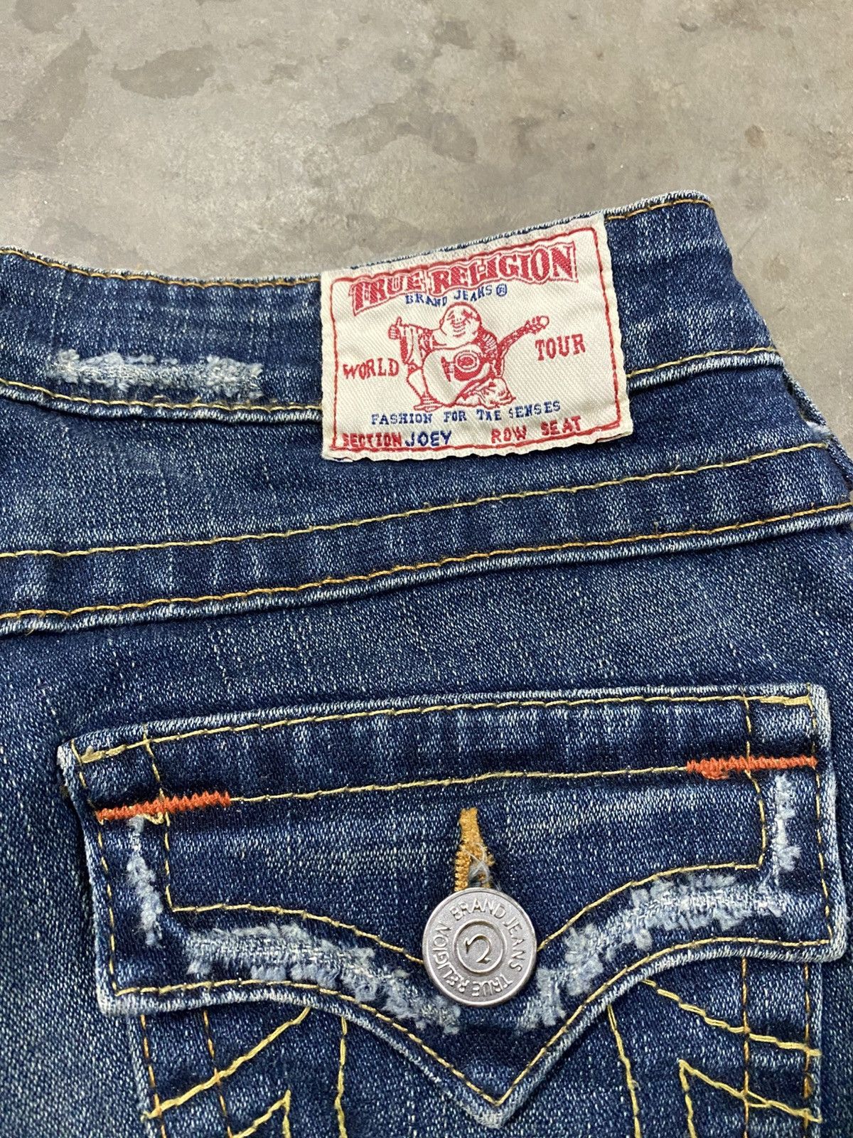 Jean × True Religion × Vintage Flare Jeans True Religion Section Joey @222 Size 26" / US 2 / IT 38 - 6 Thumbnail