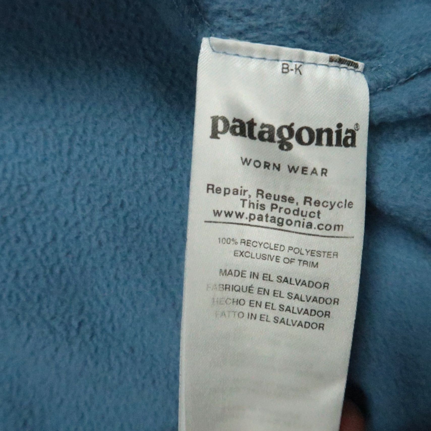 Patagonia Patagonia Jacket Womens M Blue Snap-T Pullover Lightweight Woolly Fleece Casual Trendy 90s? Size M / US 6-8 / IT 42-44 - 4 Thumbnail