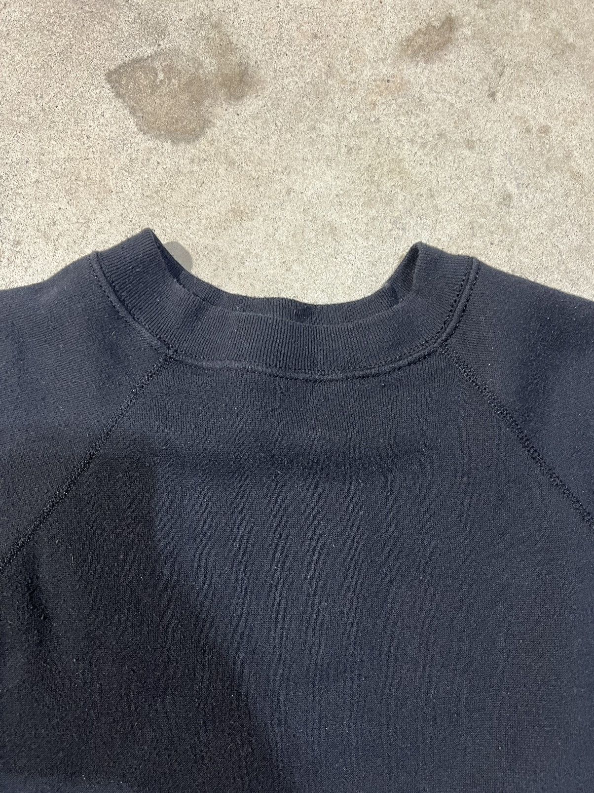 Tultex × Vintage Vintage 80’s Black Tultex Sweater Size US XL / EU 56 / 4 - 4 Thumbnail