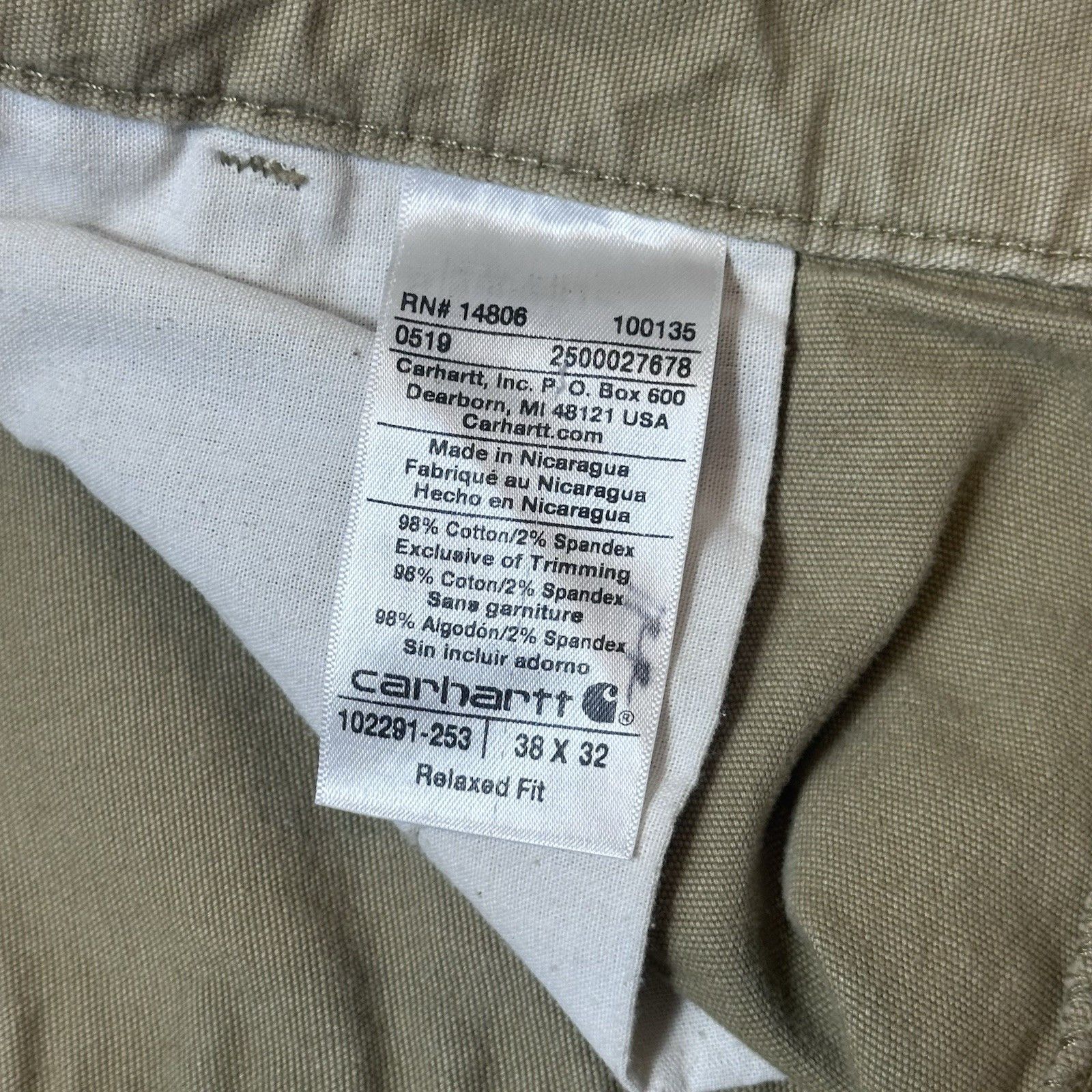 Carhartt Carhartt Pants Mens 38x32 Rigby Rugged Flex Canvas Relaxed Size US 38 / EU 54 - 5 Thumbnail