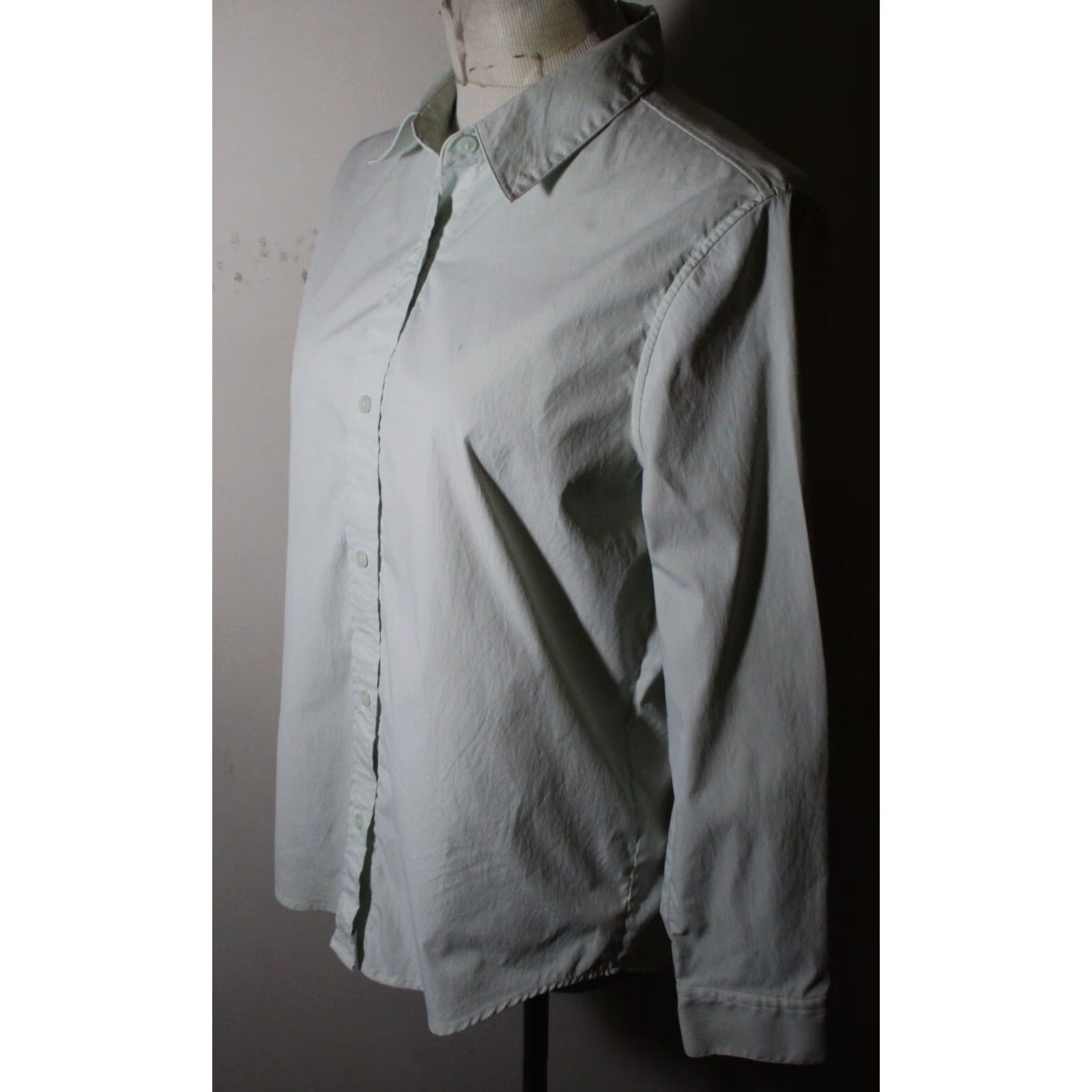 Athleta Athleta Shirt Women Mint Green Long Sleeve Blouse Size M Classic Stretch Polyester Size M / US 6-8 / IT 42-44 - 4 Thumbnail