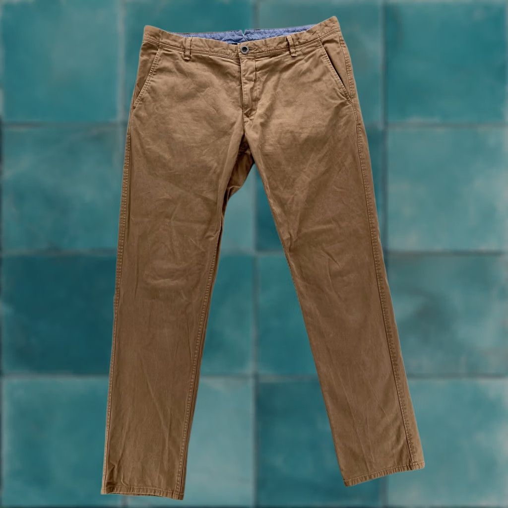 Rodd & Gunn Rodd & Gunn Mens Pants Chino Stretch Flat Front Twill Custom Fit 38L Brown Khaki Size US 38 / EU 54 - 1 Thumbnail