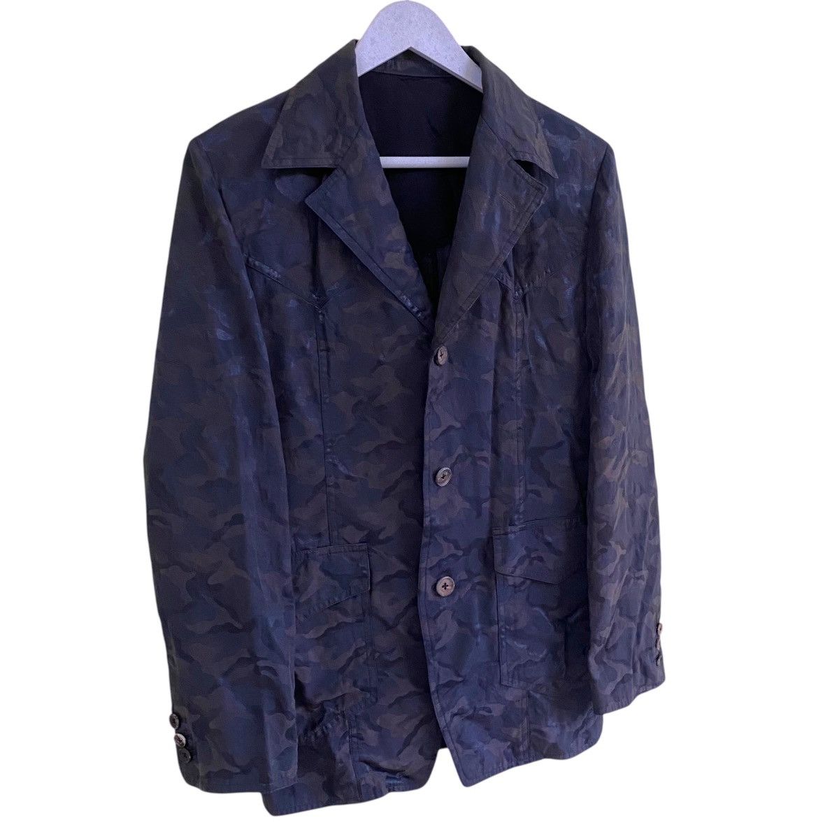 5351 POUR LES HOMMES × Designer × Japanese Brand 💥 5351 Pour Les Homme Japan Camou Jacket Size US M / EU 48-50 / 2 - 6 Thumbnail