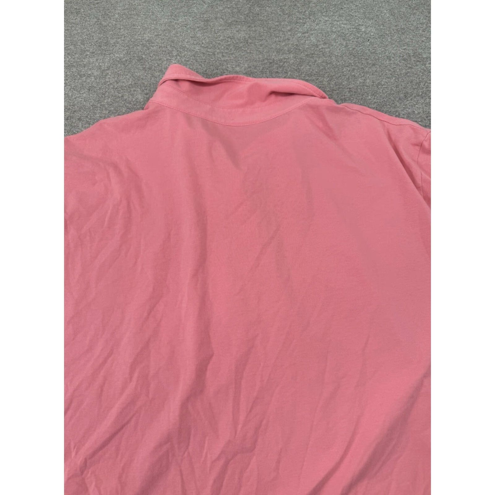 Peter Millar Peter Millar Seaside Wash Polo Shirt XXL Mens Orange Short Sleeve Polo Shirt Polo Shirt Mens Orange 2XL Performance Golf Casual Activewear Bones: N/A Size US XXL / EU 58 / 5 - 7 Thumbnail