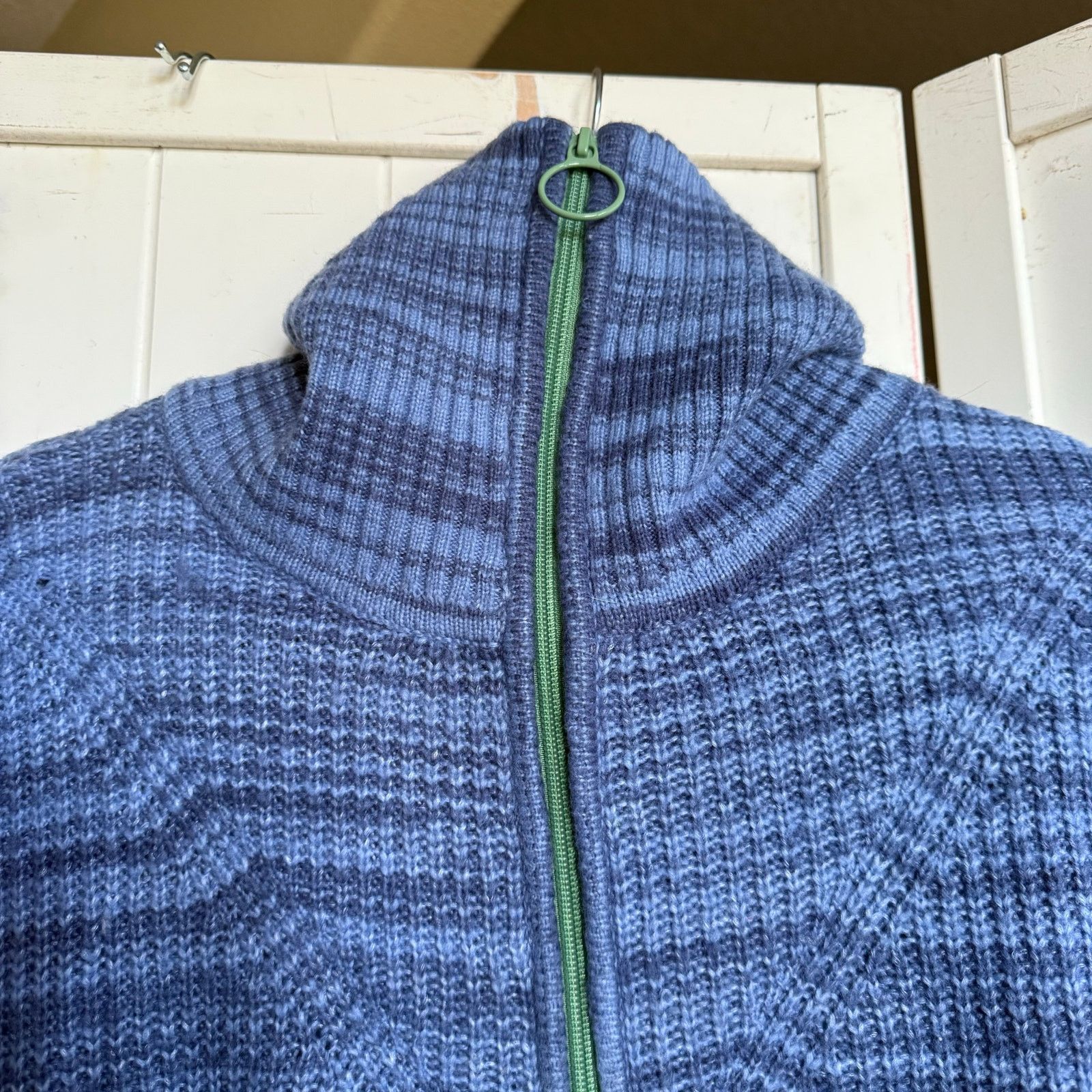 Other Aerie Womens Sweater Sz S Blue Funnel Neck Quarter Zip Green Size S / US 4 / IT 40 - 7 Thumbnail