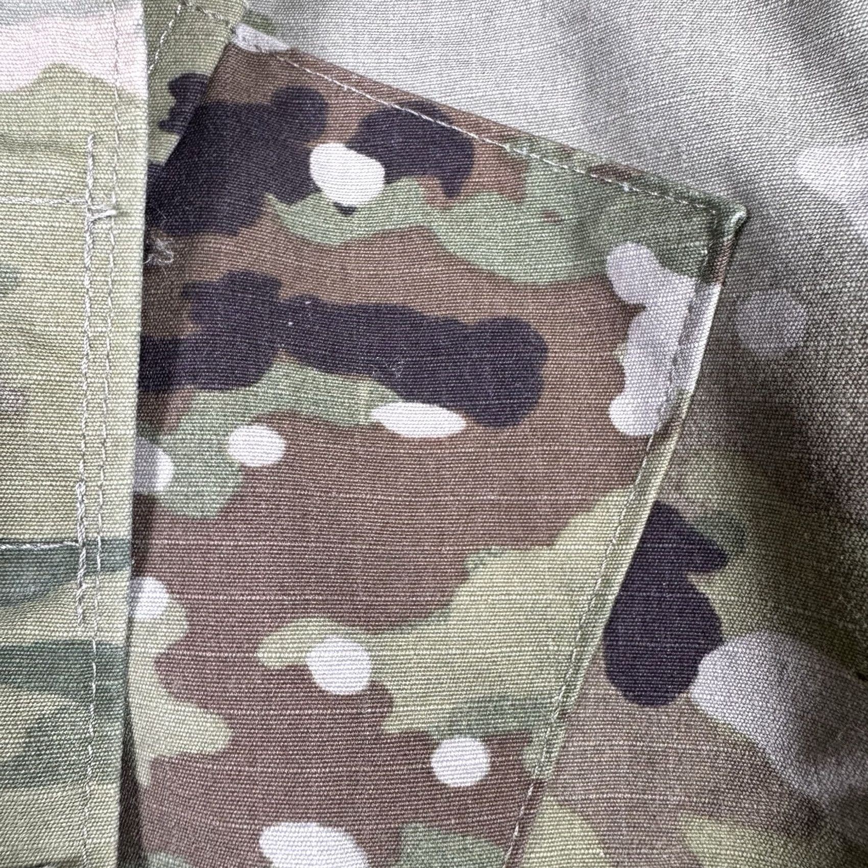 Vintage US Army Combat Uniform Jacket Trouser Coat S Reg S Short Perimeter Insect Guard Size US 29 - 7 Thumbnail