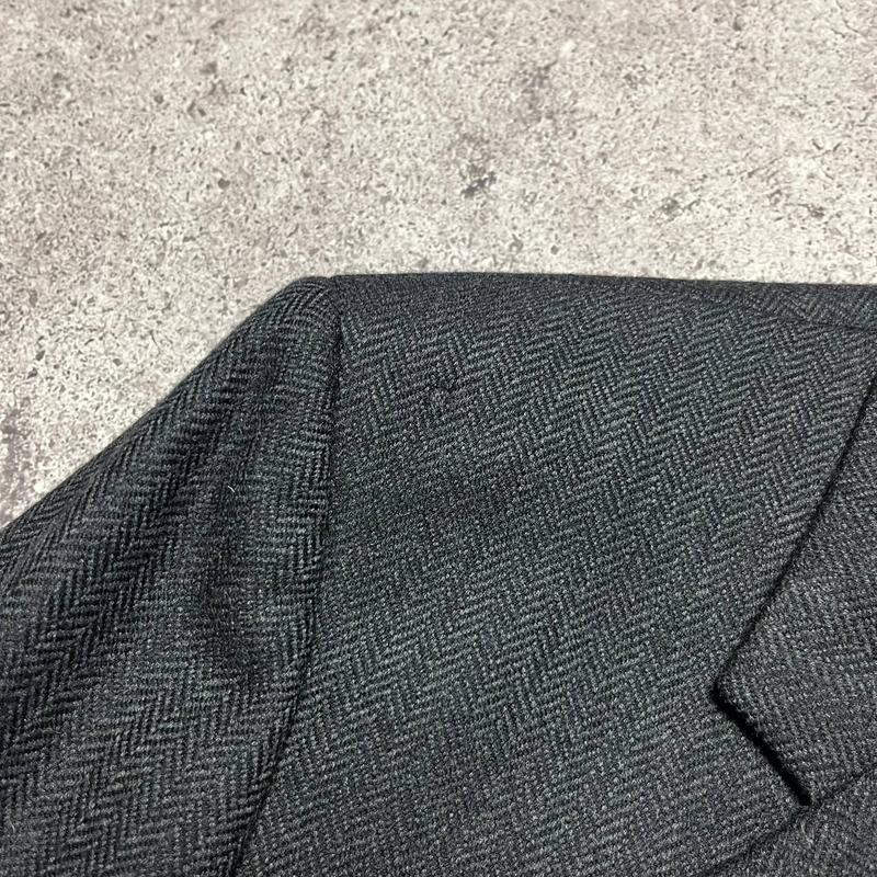 Davide Cenci Vintage Davide Cenci Wool Black Blazer Sport Coat Size 2XL Size 54L - 4 Thumbnail