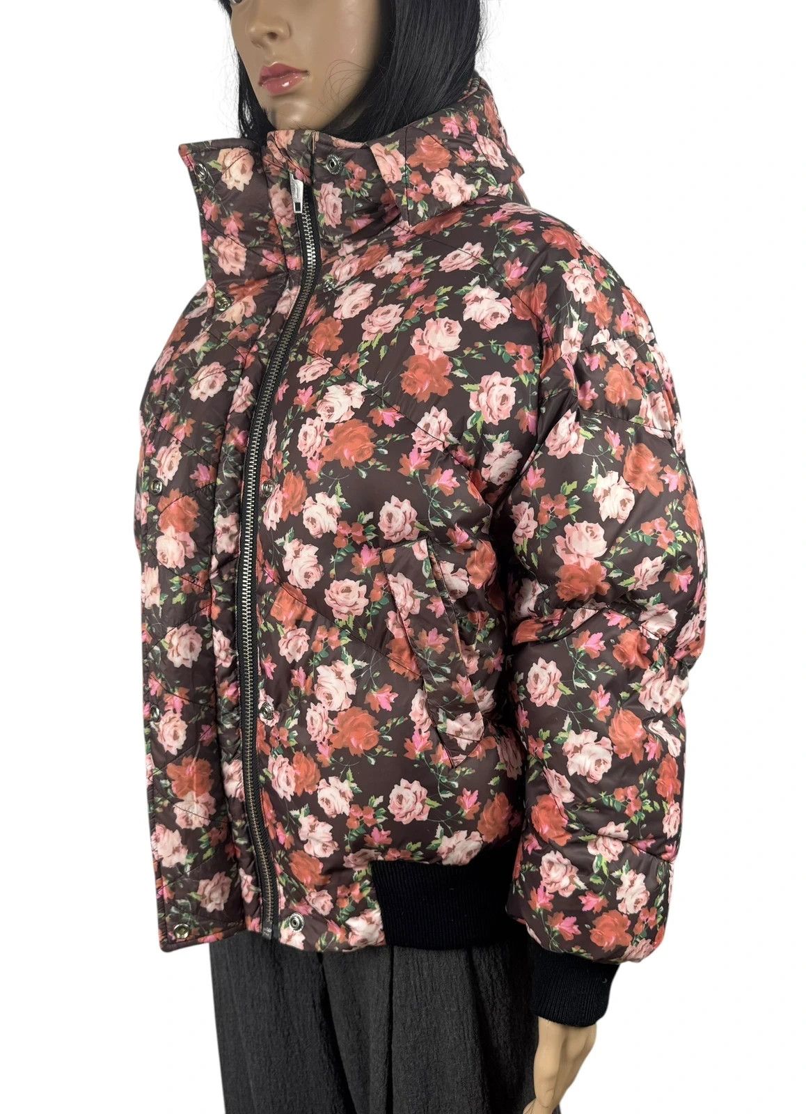 The Kooples The Kooples Down Puffer Jacket Full Printed Floral size 1 Size S / US 4 / IT 40 - 8 Thumbnail