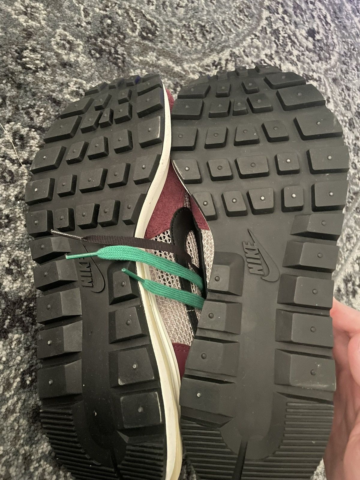 Nike × Sacai Nike Vaporwaffle/ Sacai Villain Red Size US 8.5 / EU 41-42 - 4 Thumbnail